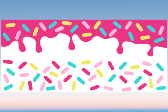 Download Donut Sprinkles Libbey Glass Wrap Svg - Premium Resources