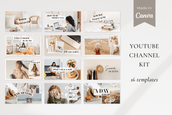 Download YouTube Channel Branding Kit Template - Branding kit template Collection